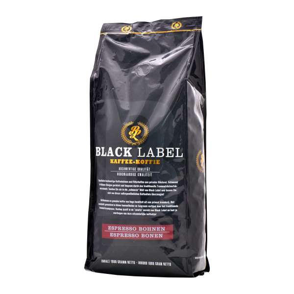 Black Label Espresso Bohnen